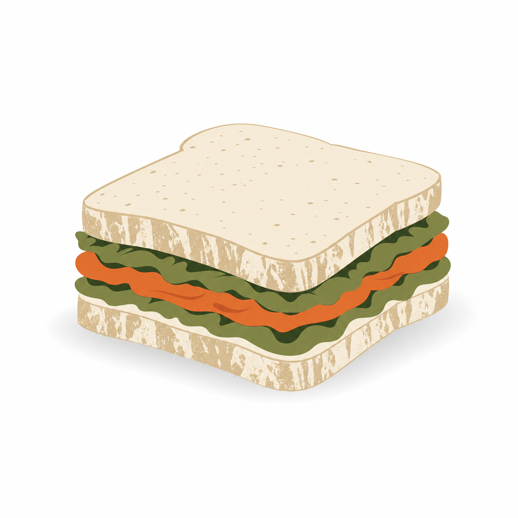 SEO Sandwich Classic Sandwich package illustration